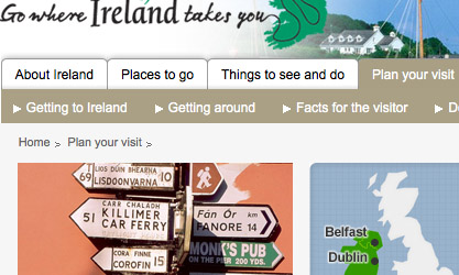 Tourism Ireland - Plan your visit Tourism Ireland - Plan your visit