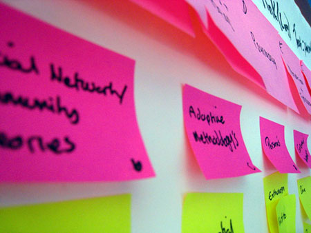 Post-its galore Post-its galore